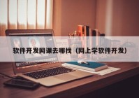 軟件開發(fā)網(wǎng)課去哪找（網(wǎng)上學(xué)軟件開發(fā)）