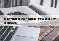 大連軟件開發(fā)公司500強(qiáng)有（大連軟件開發(fā)公司哪家好）