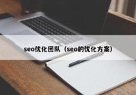 seo優(yōu)化團隊（seo的優(yōu)化方案）