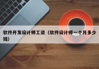 軟件開(kāi)發(fā)設(shè)計(jì)師工資（軟件設(shè)計(jì)師一個(gè)月多少錢(qián)）