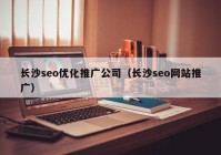 長沙seo優(yōu)化推廣公司（長沙seo網(wǎng)站推廣）